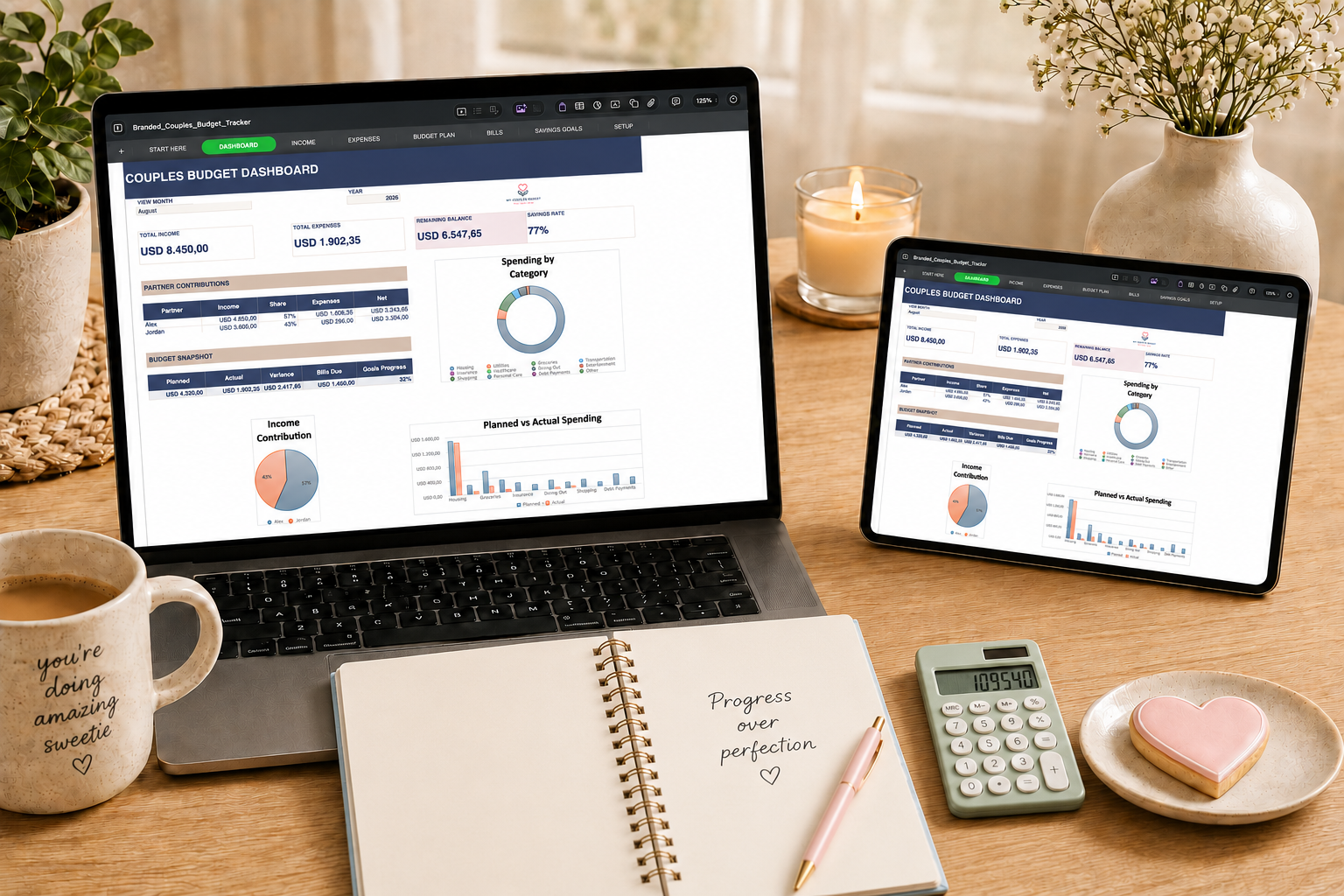 Couples Budget Template